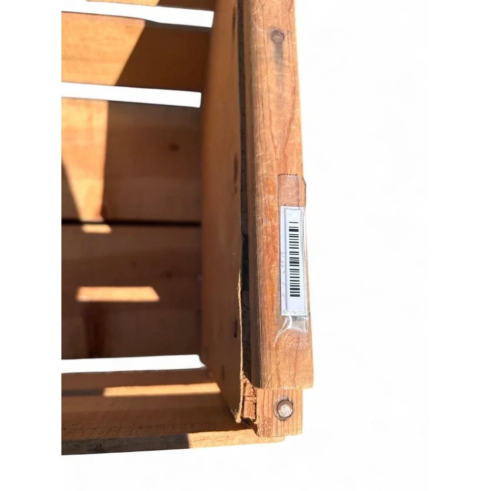 Storage Box Vintage Sunny Slope Carolina Peaches WoodCrate Farmhouse Cottagecore